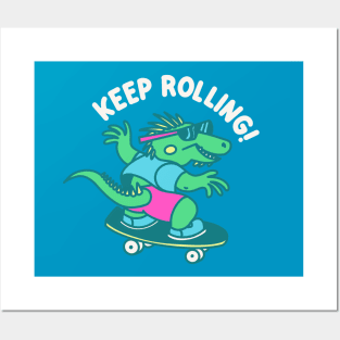 Keep Rolling - 90s Positive Vibes Posters and Art